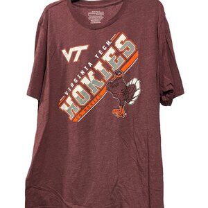 Virginia Tech University Hokies Designed in Los Angeles Tee Shirt, XL